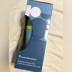 Reusable hot/cold cups with lids